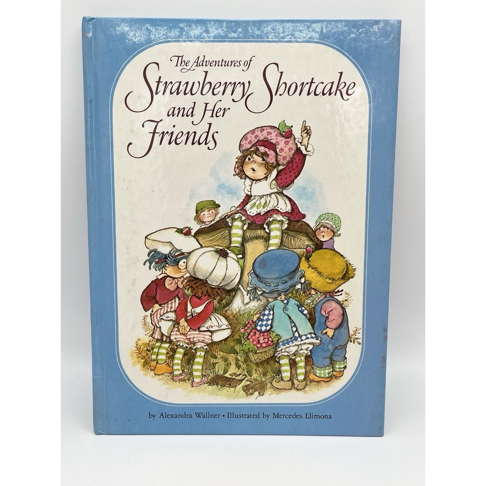1980 The Adventures of Strawberry Shortcake and Her Friends Hardcover Book AG